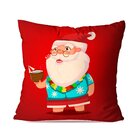 Kit 4 Almofadas De Natal Papai Noel Hawaii
