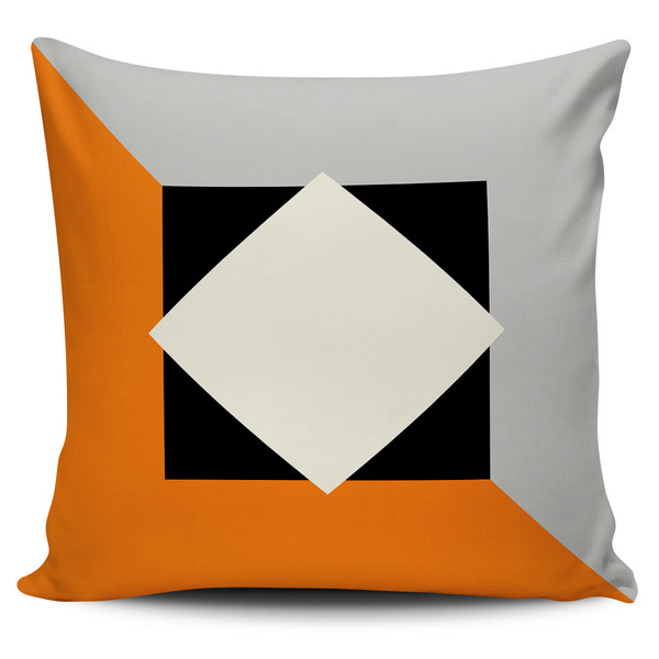 photo Imagem Laranja Com Preto almofadas decorativa abstrata laranja