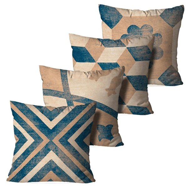Kit 4 Almofadas Decorativas Açores