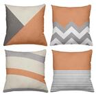 Kit 4 Almofadas Decorativas Cheias 40x40cm Geoorange