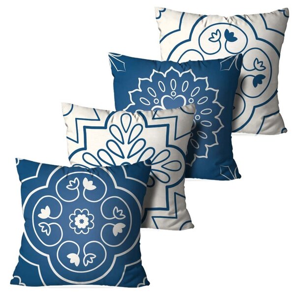 Kit 4 Almofadas Decorativas Chipre