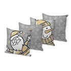 Kit 4 Almofadas Decorativas Color Natal