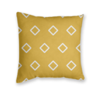 Kit 4 Almofadas Decorativas Estampa Marroquina Amarelo E Pret