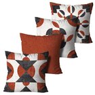 Kit 4 Almofadas Decorativas Geométrico