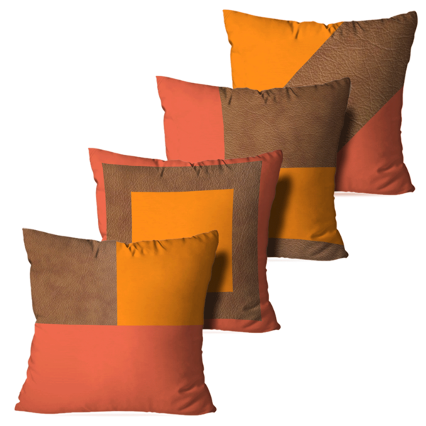Kit 4 Almofadas Decorativas Geométrico Colorido