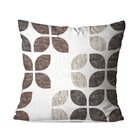 Kit 4 Almofadas Decorativas Marrom Geométrico