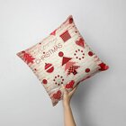 Kit 4 Almofadas Decorativas Merry Christmas