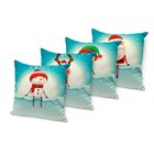 Kit 4 Almofadas Decorativas Noite De Natal