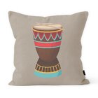 Kit 4 Almofadas Decorativas Own Africanas E Vaso Étnico - 45x