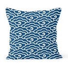 Kit 4 Almofadas Decorativas Own Azul Ondas - 45x45 Cm