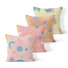 Kit 4 Almofadas Decorativas Own Bases Geométricas - 45x45 Cm