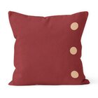 Kit 4 Almofadas Decorativas Own Bordo Com Bolinha - 45x45 Cm