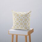 Kit 4 Almofadas Decorativas Own Brancas Geométricas - 45x45 Cm