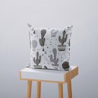 Kit 4 Almofadas Decorativas Own Cactos E Folhas  - 45x45 Cm T