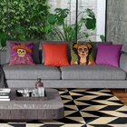 Kit 4 Almofadas Decorativas Own Caveira Mexicana Mulher - 45x