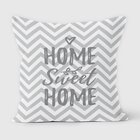 Kit 4 Almofadas Decorativas Own Chevron E Home Cinza - 45x45