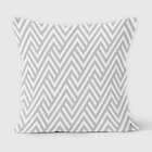 Kit 4 Almofadas Decorativas Own Chevron E Home Cinza - 45x45