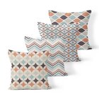 Kit 4 Almofadas Decorativas Own Chevron E Ondas Com Poá Color