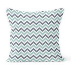 Kit 4 Almofadas Decorativas Own Chevron E Quadrados Cinza - 4