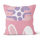 Kit 4 Almofadas Decorativas Own Coelhos Da Páscoa Rosa E Lilá