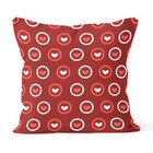 Kit 4 Almofadas Decorativas Own Corações Coloridos - 45x45 Cm