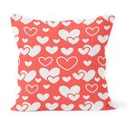 Kit 4 Almofadas Decorativas Own Corações Coloridos - 45x45 Cm