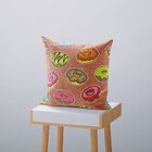 Kit 4 Almofadas Decorativas Own Donuts - 45x45 Cm Tecido Conf