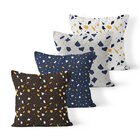 Kit 4 Almofadas Decorativas Own Estampa Traços - 45x45 Cm