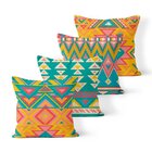 Kit 4 Almofadas Decorativas Own Étnica Colorida - 45x45 Cm Te