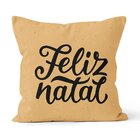 Kit 4 Almofadas Decorativas Own Feliz Natal E Chevron - 45x45