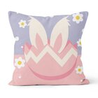 Kit 4 Almofadas Decorativas Own Feliz Páscoa Flores Tecido Co