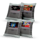 Kit 4 Almofadas Decorativas Own Fitas Super Nintendo - 45x45