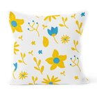 Kit 4 Almofadas Decorativas Own Flores Coloridas - 45x45 Cm T