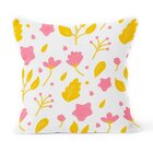 Kit 4 Almofadas Decorativas Own Flores Coloridas - 45x45 Cm T