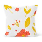 Kit 4 Almofadas Decorativas Own Flores Coloridas - 45x45 Cm T