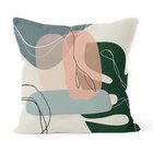 Kit 4 Almofadas Decorativas Own Folhas - 45x45 Cm Tecido Conf