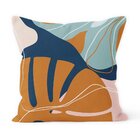 Kit 4 Almofadas Decorativas Own Folhas Coloridas - 45x45 Cm T