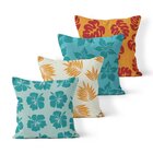 Kit 4 Almofadas Decorativas Own Folhas E Costela De Adão - 45