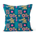 Kit 4 Almofadas Decorativas Own Forma Abstrata Colorida - 45x