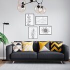 Kit 4 Almofadas Decorativas Own Geometric Yellow - 45x45 Cm