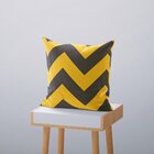 Kit 4 Almofadas Decorativas Own Geometric Yellow - 45x45 Cm
