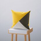 Kit 4 Almofadas Decorativas Own Geometric Yellow - 45x45 Cm