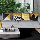 Kit 4 Almofadas Decorativas Own Geométricas Amarela E Preta -