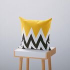 Kit 4 Almofadas Decorativas Own Geométricas Amarela E Preta -