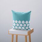 Kit 4 Almofadas Decorativas Own Geométricas Amarelo E Turques