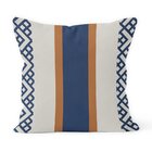 Kit 4 Almofadas Decorativas Own Geométricas Azul E Bege - 45x