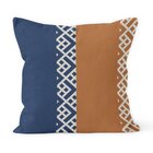 Kit 4 Almofadas Decorativas Own Geométricas Azul E Bege - 45x