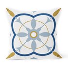 Kit 4 Almofadas Decorativas Own Geométricas Azulejo - 45x45 C