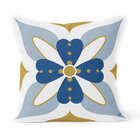 Kit 4 Almofadas Decorativas Own Geométricas Azulejo Azul E Do