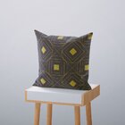 Kit 4 Almofadas Decorativas Own Geométricas Cinza Gold - 45x4